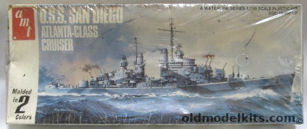 AMT-Matchbox 1/700 USS San Diego (Atlanta Class) AA Cruiser, 4406 plastic model kit